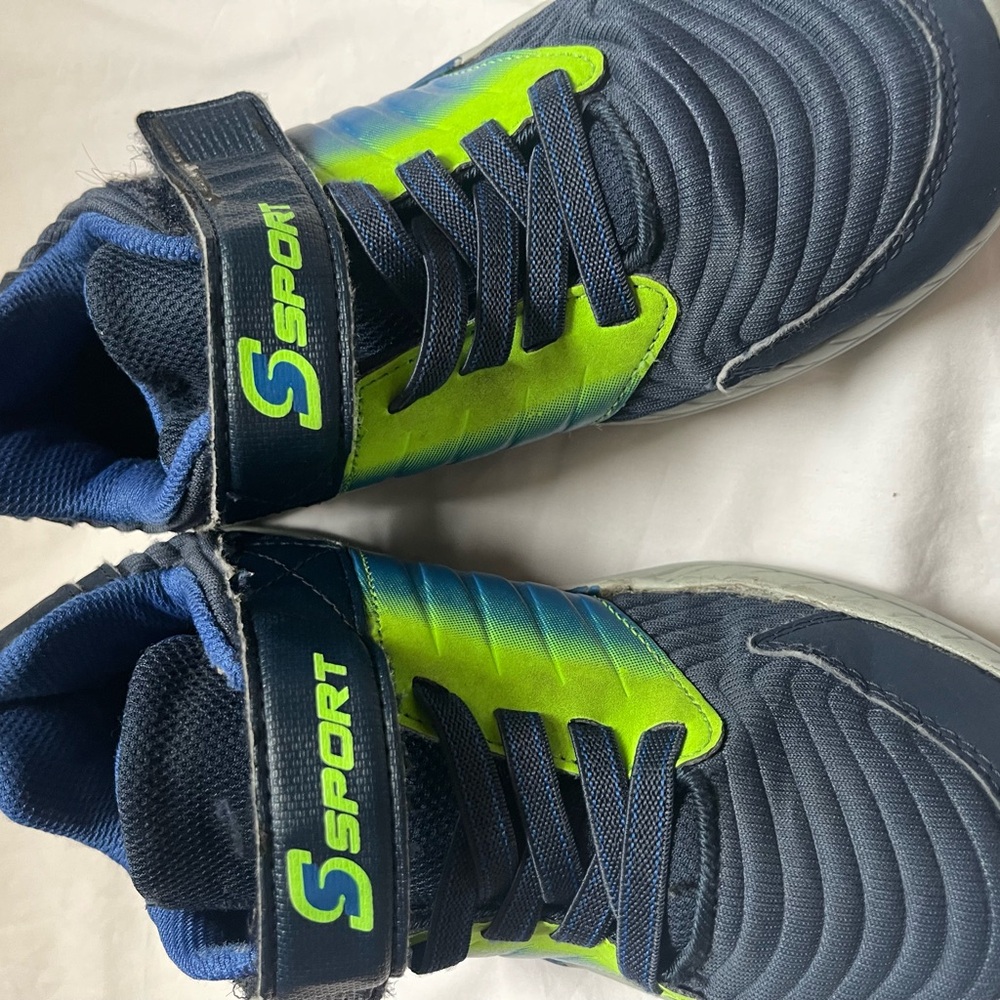 Kids Shoes - Blue and Green
